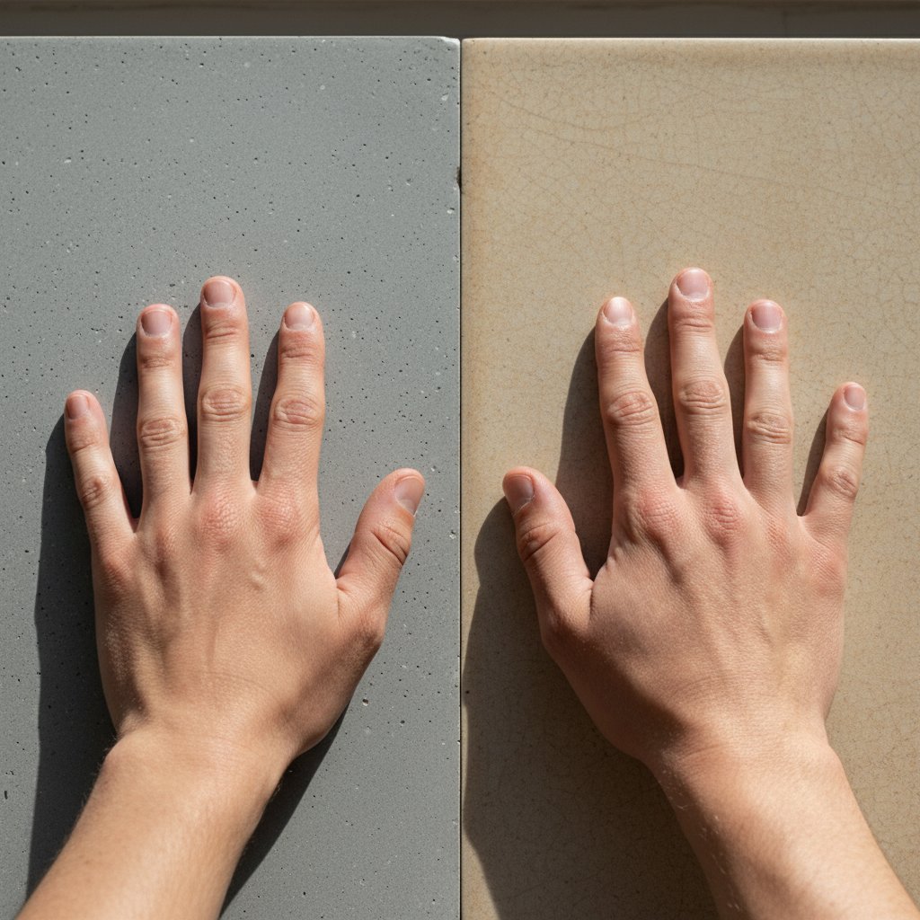 Flooring material comparison and testing at Energycarepoint