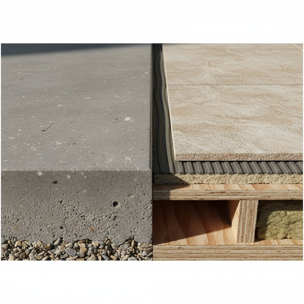 Concrete floor maintenance in Singapore home