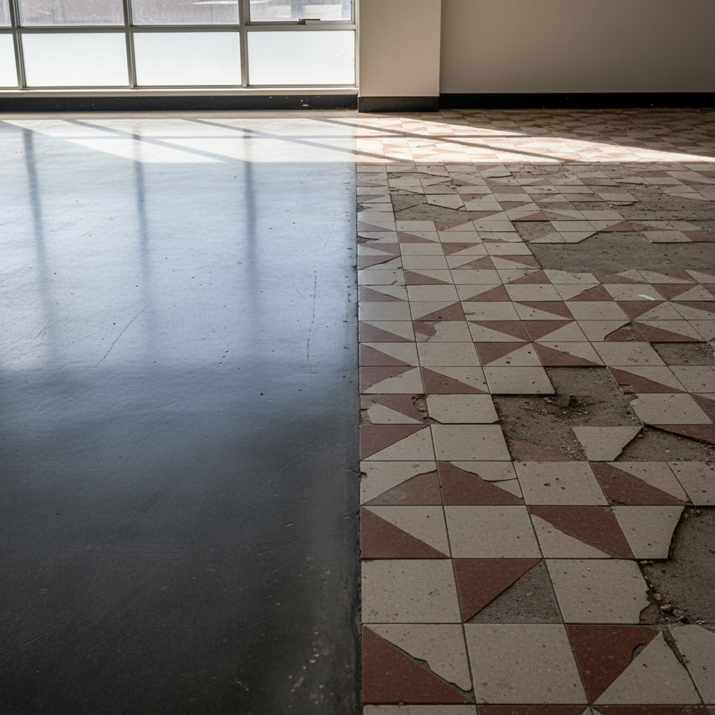 Flooring installation comparison