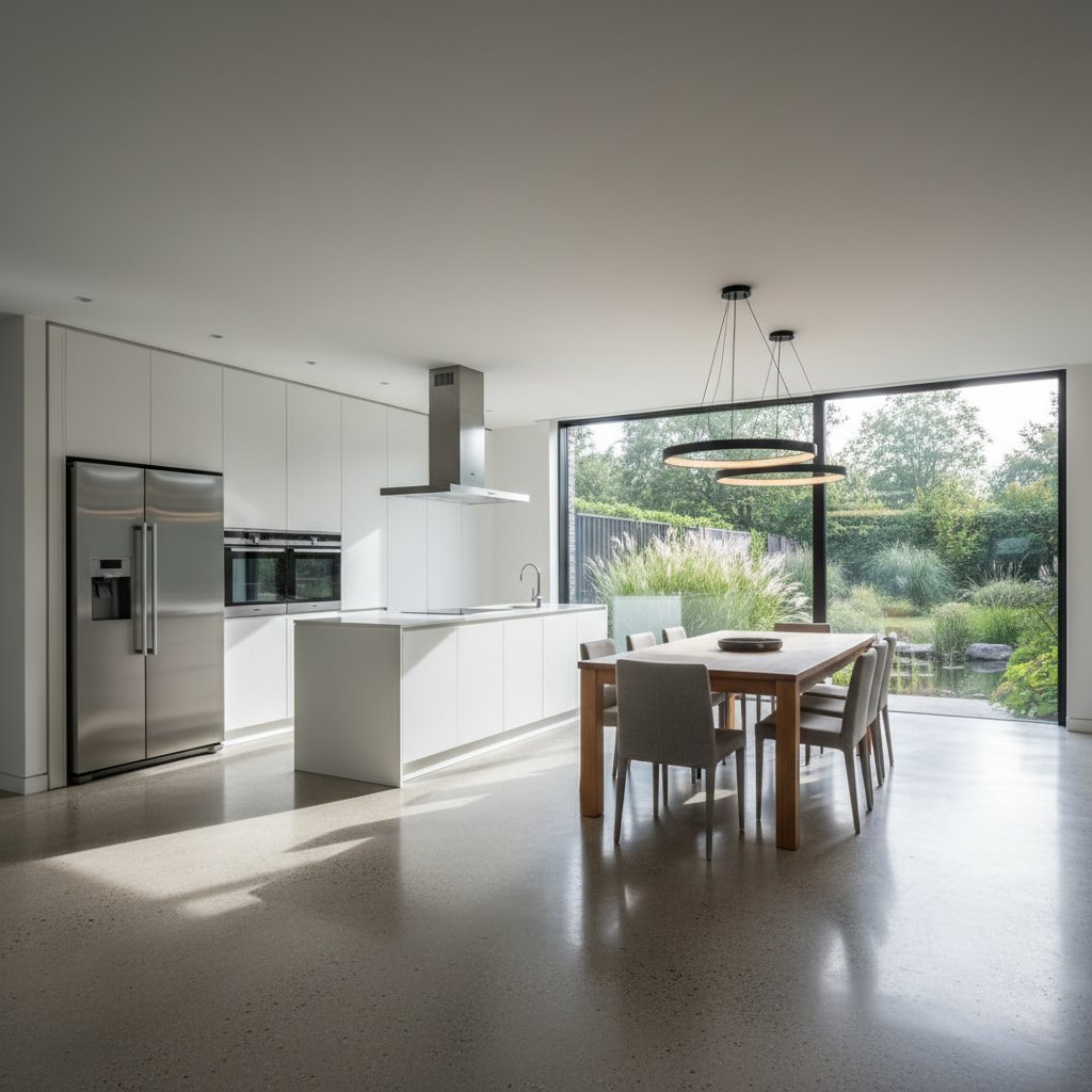 Condo Kitchen with Ceramic Tiles